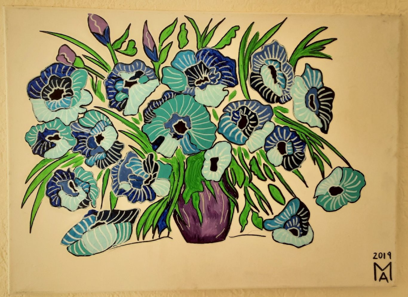 der russischer blumenvase