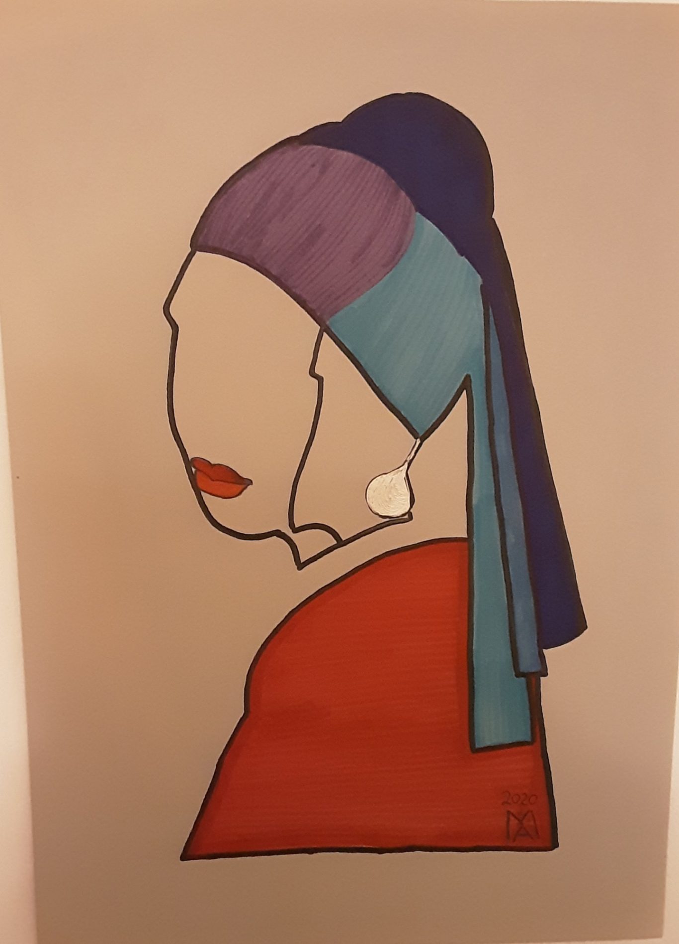 Das Mädchen mit horing