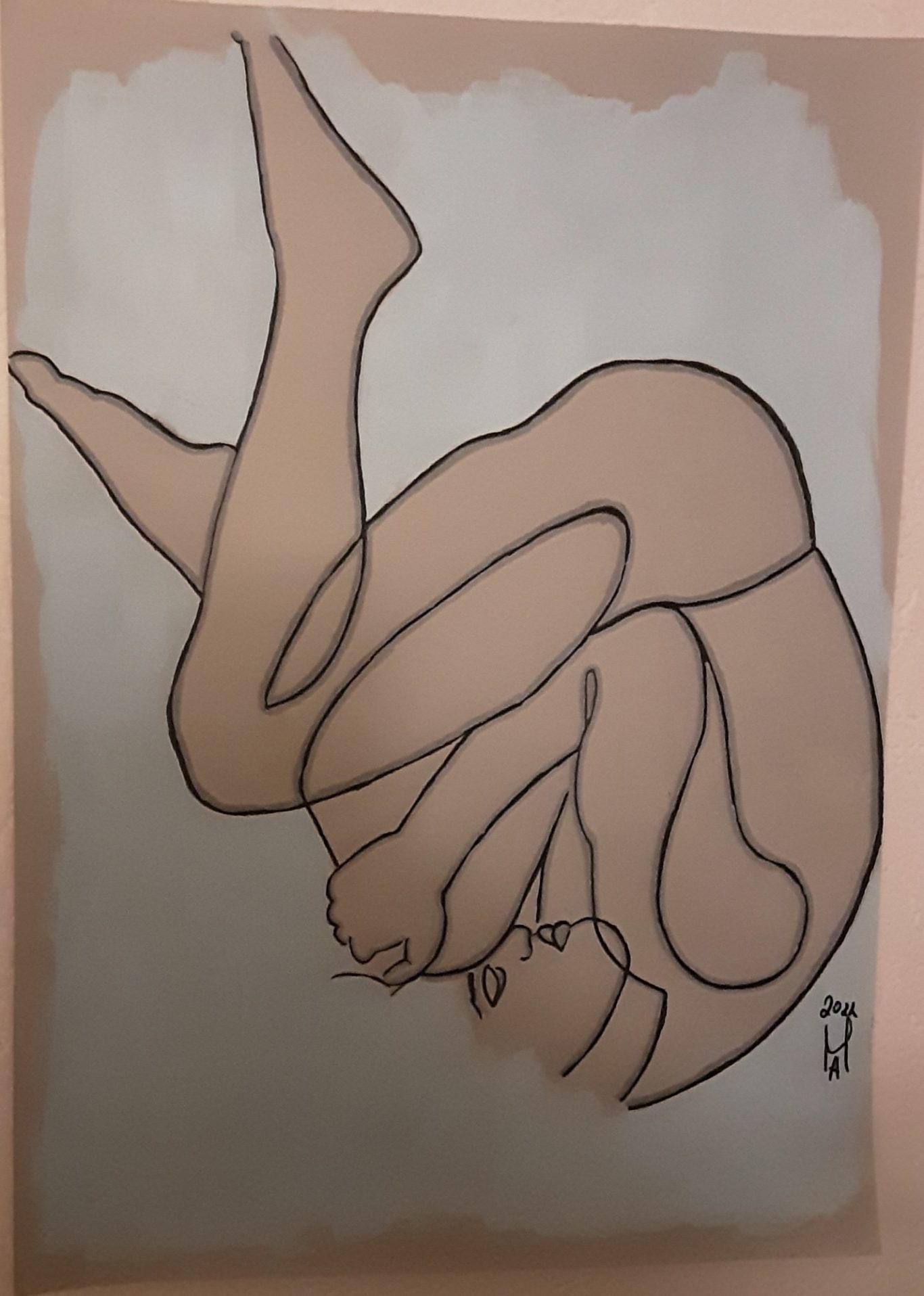 Der embrio schlaf stellung