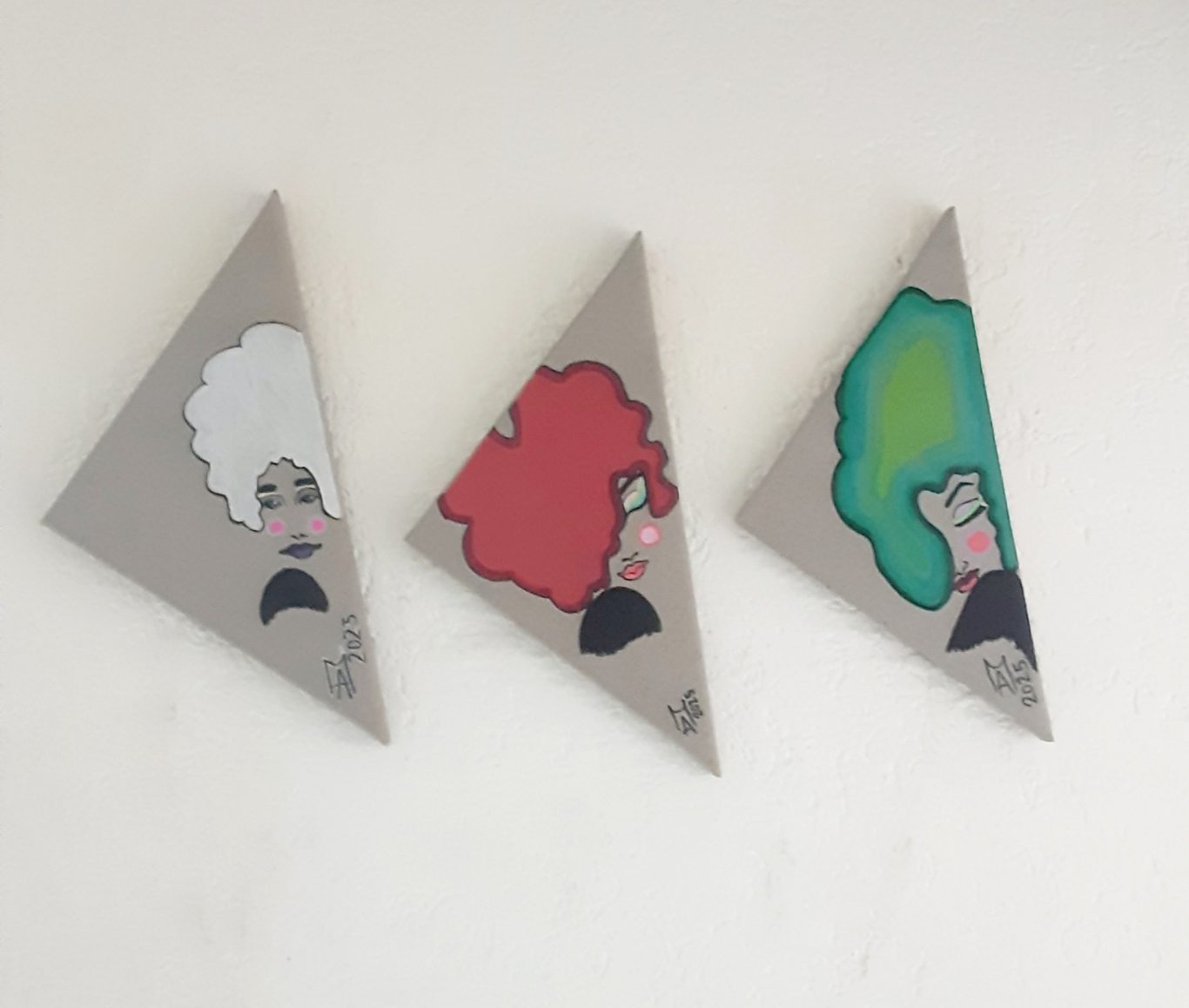 Italienischen Frauen,bianco rosso e verde